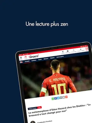 DH Les Sports + android App screenshot 1