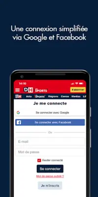 DH Les Sports + android App screenshot 6